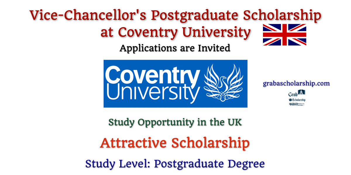 Vice-Chancellor's Postgraduate Scholarship at Coventry University