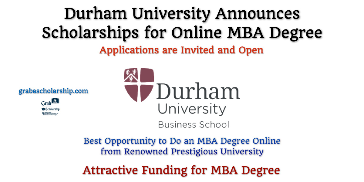 Durham University MBA (Online) Scholarships